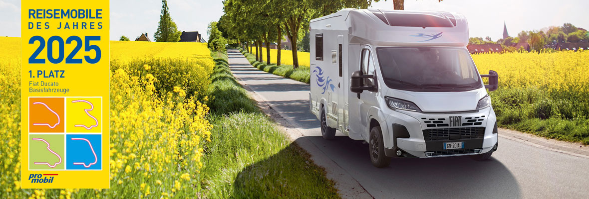 FIAT Professional Ducato a primit premiul „Cea mai bună bază pentru un camper”